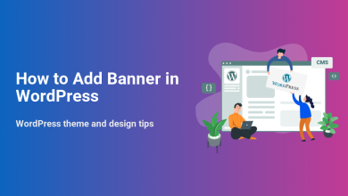 People customizing a WordPress website, holding a banner, with code icons, illustrating how to add a banner in WordPress effectively.