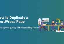How to Duplicate a WordPress Page safely: a team collaborates to clone layouts quickly without breaking your site.