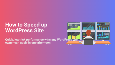 WordPress site owner analyzing performance data on multiple screens to speed up a WordPress site.