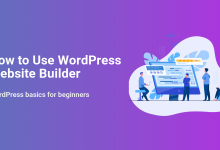How to use WordPress website builder: A team collaboratively designing and editing a website visually on a large screen.